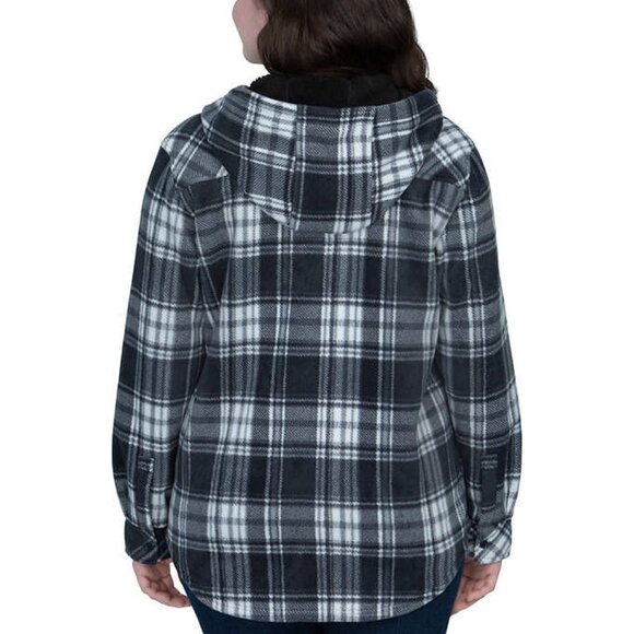 NEW Realtree Hooded Shacket | Black - Picture 3 of 8